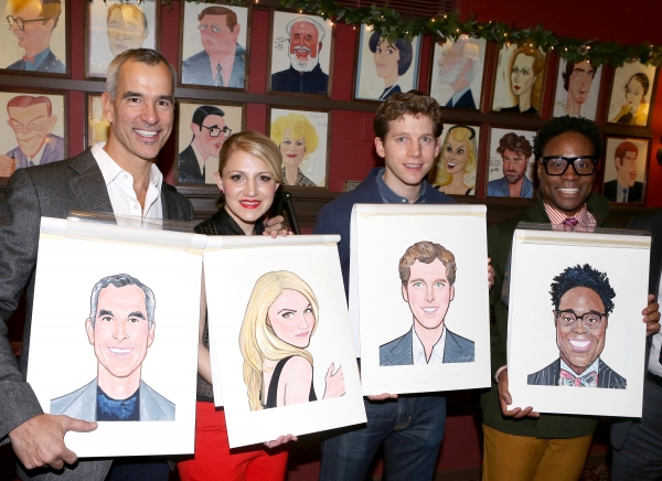 Photo Coverage: KINKY BOOTS' Billy Porter, Stark Sands, Annaleigh Ashford & Jerry Mitchell Unveil Sardi's Portraits! Image