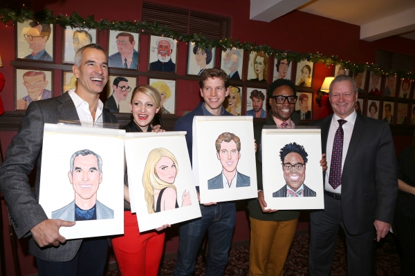 Photo Coverage: KINKY BOOTS' Billy Porter, Stark Sands, Annaleigh Ashford & Jerry Mitchell Unveil Sardi's Portraits! Image