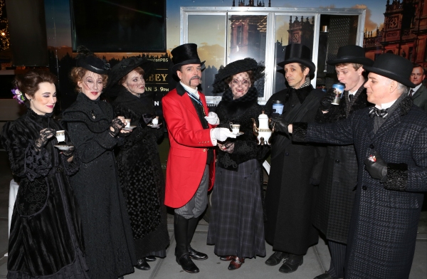Photo Coverage: A GENTLEMAN'S GUIDE TO LOVE AND MURDER Cast Has Afternoon Tea at Downton Abbey Food Truck! Image