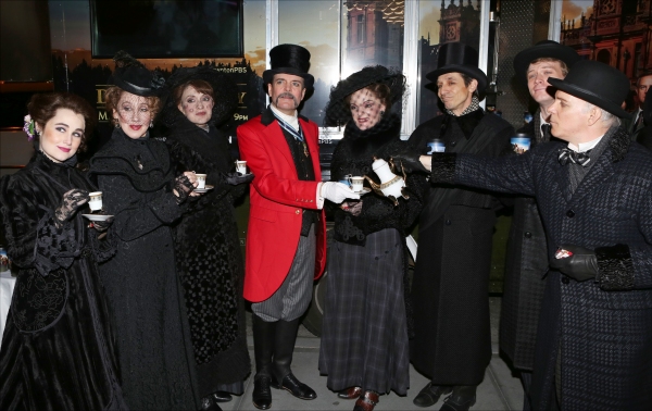 Photo Coverage: A GENTLEMAN'S GUIDE TO LOVE AND MURDER Cast Has Afternoon Tea at Downton Abbey Food Truck! Image