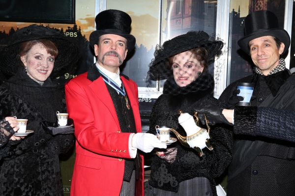 Photo Coverage: A GENTLEMAN'S GUIDE TO LOVE AND MURDER Cast Has Afternoon Tea at Downton Abbey Food Truck! Image