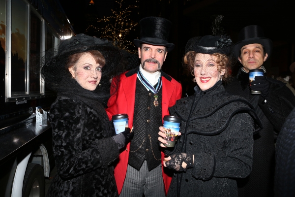 Photo Coverage: A GENTLEMAN'S GUIDE TO LOVE AND MURDER Cast Has Afternoon Tea at Downton Abbey Food Truck! Image