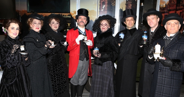 Photo Coverage: A GENTLEMAN'S GUIDE TO LOVE AND MURDER Cast Has Afternoon Tea at Downton Abbey Food Truck! Image
