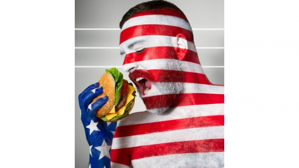Photo Flash: Jonathan Icher Proves You Are What You Eat in 'Fat Flag' Series 
