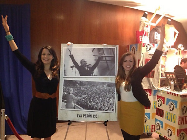 Photo Flash: EVITA's Caroline Bowman and Desi Oakley Have Fun at Segerstrom Center Image