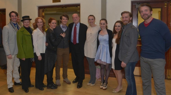 The entire cast with director Robert Kelley Photo