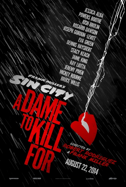 Photo Flash: Poster Art for SIN CITY: A DAME TO KILL FOR 