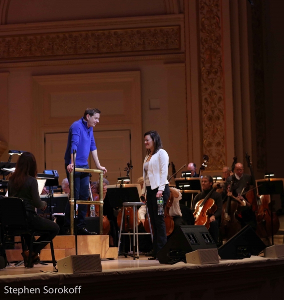 Photo Coverage: In Rehearsal with Ashley Brown & Steven Reineke with New York Pops  Image