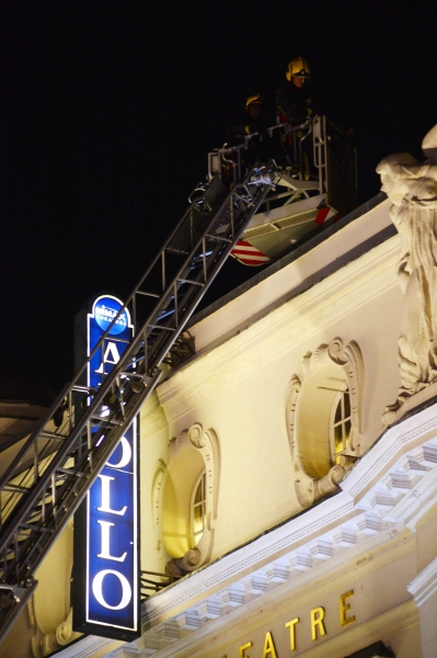 Photo Flash: Emergency Services Respond After Apollo Theatre Ceiling Collapse 