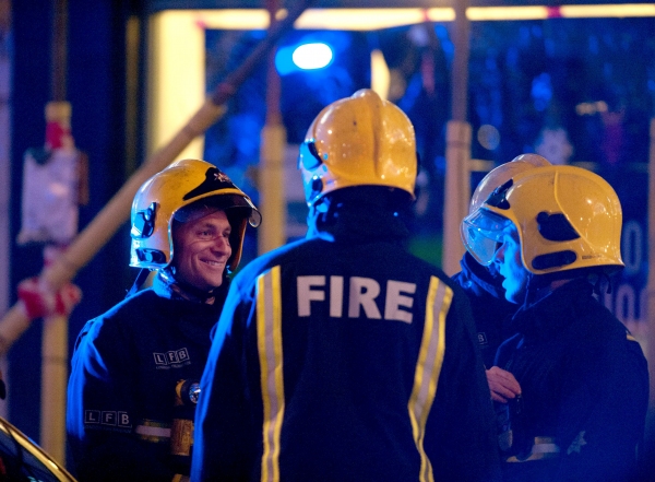 Photo Flash: Emergency Services Respond After Apollo Theatre Ceiling Collapse 