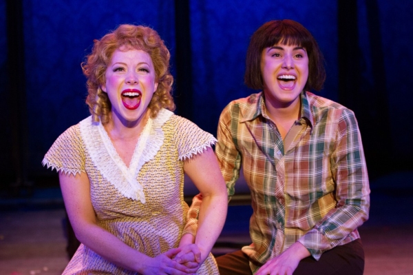 Dainty June (Nicole Mangi) and Louise (Maria Rizzo) sing ''If Momma Was Married.'' Photo