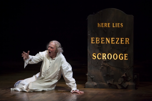 Philip Pleasant as Ebeneezer Scrooge Photo