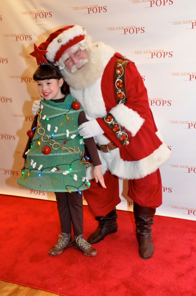 Lily Rudd, Santa Claus and Anna Swenson Photo