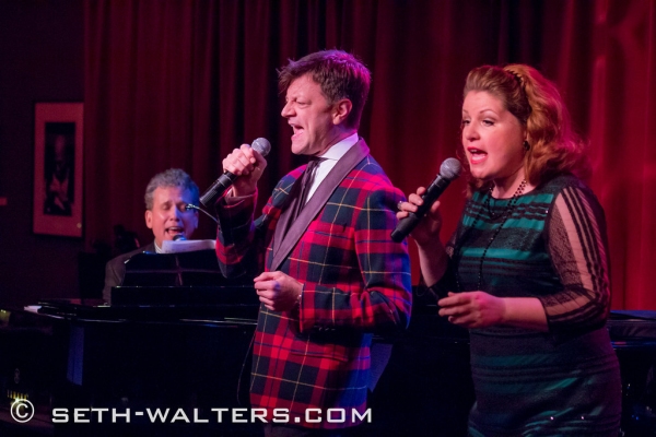 Photo Flash: A SWINGING BIRDLAND CHRISTMAS with Klea Blackhurst, Jim Caruso, Billy Stritch & More Image