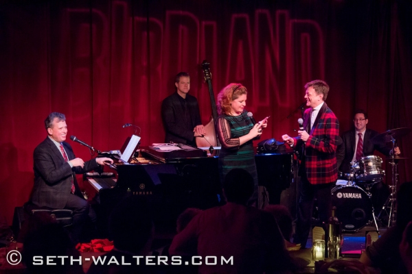 Photo Flash: A SWINGING BIRDLAND CHRISTMAS with Klea Blackhurst, Jim Caruso, Billy Stritch & More Image