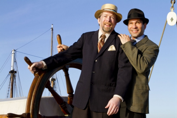 Photo Flash: Sneak Peek at Rudy Guerrero and Bill Fahrner in Theatre Rhino's ROAD SHOW Image