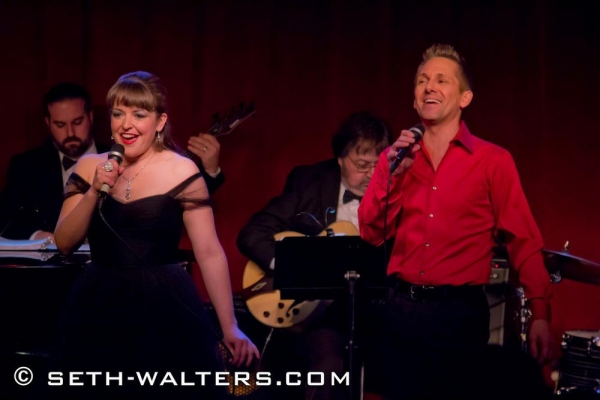Photo Flash: Jenna Esposito & Jim Van Slyke Perform Music of Connie Francis and Neil Sedaka at Birdland Image