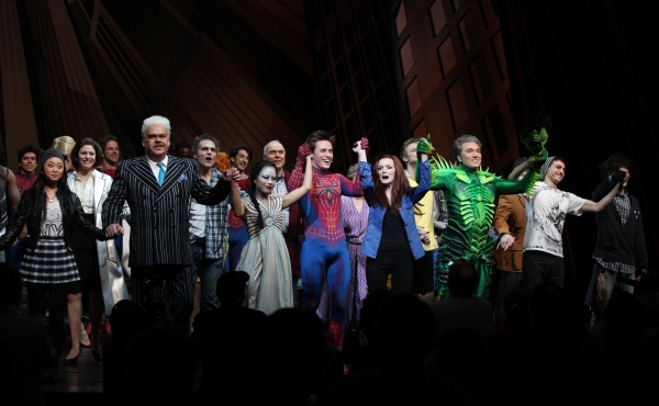 Photo Flash: A Fond Farewell to Broadway's 700 SUNDAYS, ANNIE, BETRAYAL, FIRST DATE & SPIDER-MAN Image