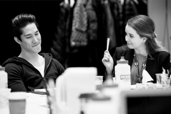Photo Flash: In Rehearsal with Cole Horibe, Phoebe Strole & More for Signature Theatre's KUNG FU Image