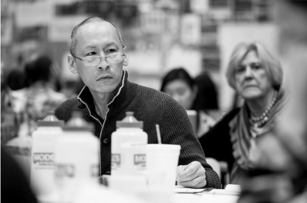 Photo Flash: In Rehearsal with Cole Horibe, Phoebe Strole & More for Signature Theatre's KUNG FU Image