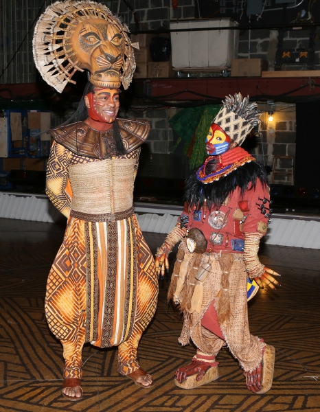 Photo Coverage: Broadway-Bound Idina Menzel Visits THE LION KING! Image