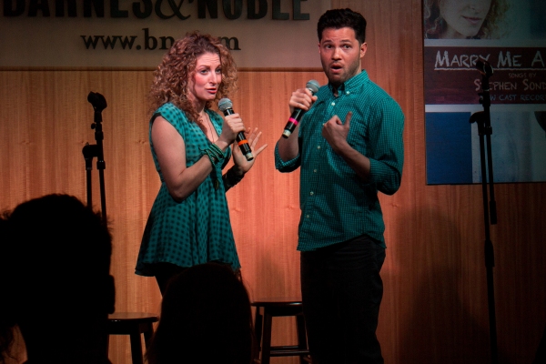 Photo Coverage: Lauren Molina and Jason Tam Preview MARRY ME A LITTLE Album at Barnes & Noble Image