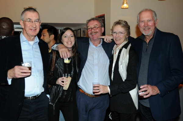 Cast member Barry McGovern, Center Theatre Group Producing Associate Lindsay Allbaugh Photo