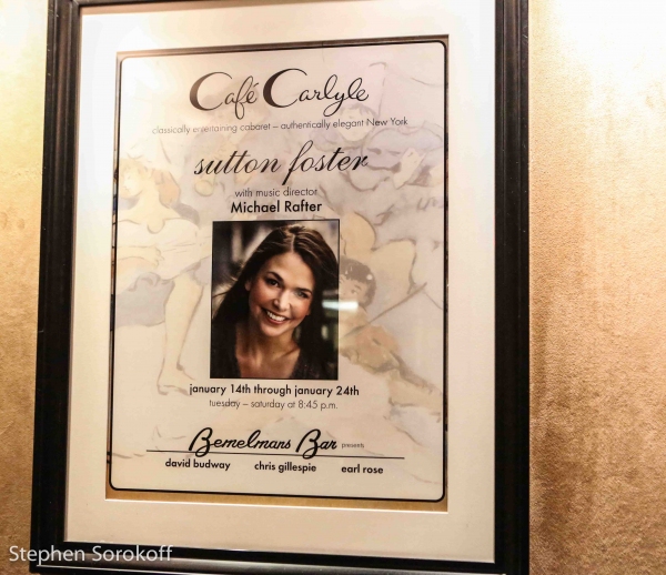 Photo Coverage: Broadway-Bound Sutton Foster Returns to the Cafe Carlyle! Image