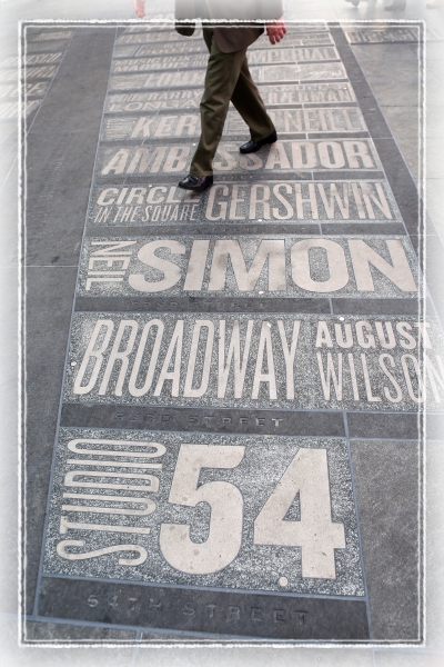 Photo Coverage: Sneak Peak of Duffy Square's Broadway Theatre Sidewalk Map! 
