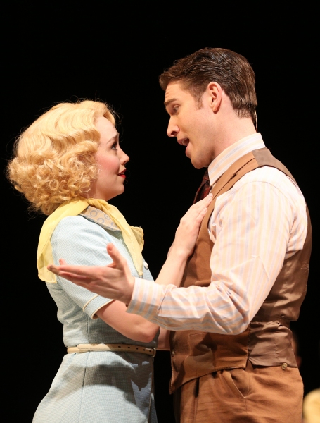 Laura Savage plays Allentown ingÃƒÂ©nue Peggy Sawyer and Tyler Hanes is Broadway  Photo