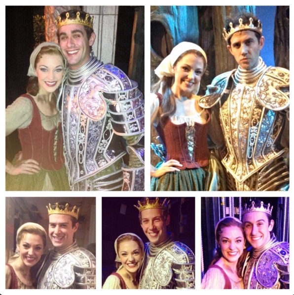 Photo Flash: Saturday Intermission Pics - Jan 18 - Part 2 - Laura Osnes Collects CINDERELLA's Princes; Plus LES MISERABLES in Toronto & More! Image