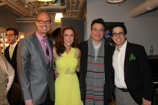 Richie Ridge, Andrea McArdle, Eddie Varley and Rob Diamond Photo