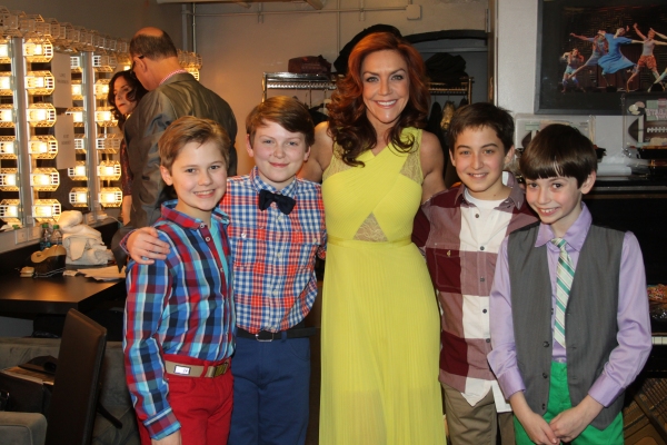 Luke Mannikus, Mitchell Sink, Andrea McArdle, Jimmy Coogan and Nicky Torchia Photo