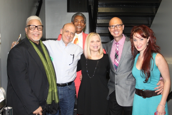 Ken Page, Broadway Cares/Equity Fights AIDS'' Tom Viola, Andre De Shields, Roslyn Kind, Richie Ridge and Sierra Boggess