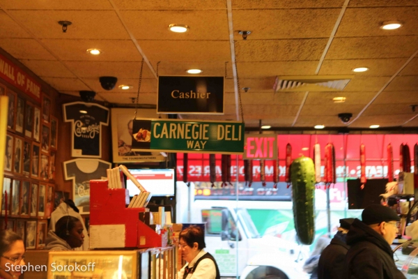 Photo Coverage: Carnegie Deli Unveils HANDLE WITH CARE by Carol Lawrence Sandwich Image