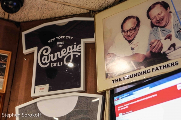 Photo Coverage: Carnegie Deli Unveils HANDLE WITH CARE by Carol Lawrence Sandwich Image