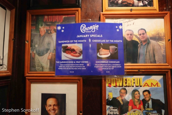 Photo Coverage: Carnegie Deli Unveils HANDLE WITH CARE by Carol Lawrence Sandwich Image