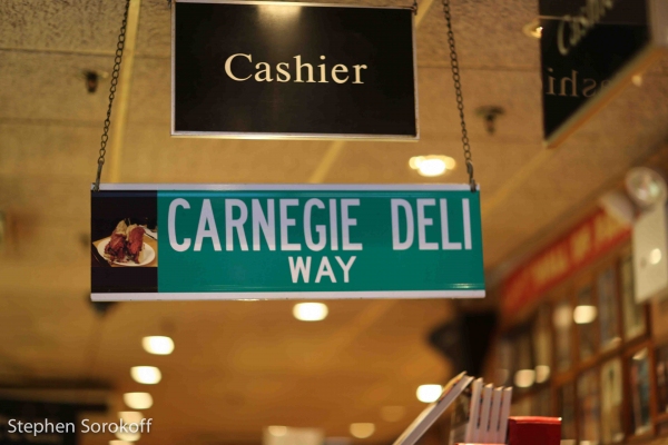 Photo Coverage: Carnegie Deli Unveils HANDLE WITH CARE by Carol Lawrence Sandwich Image