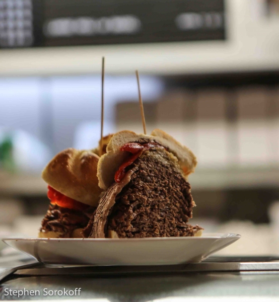 Photo Coverage: Carnegie Deli Unveils HANDLE WITH CARE by Carol Lawrence Sandwich Image