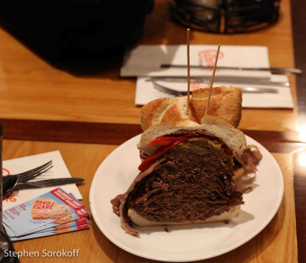 Photo Coverage: Carnegie Deli Unveils HANDLE WITH CARE by Carol Lawrence Sandwich Image