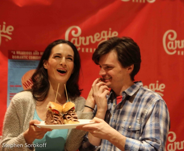 Photo Coverage: Carnegie Deli Unveils HANDLE WITH CARE by Carol Lawrence Sandwich Image