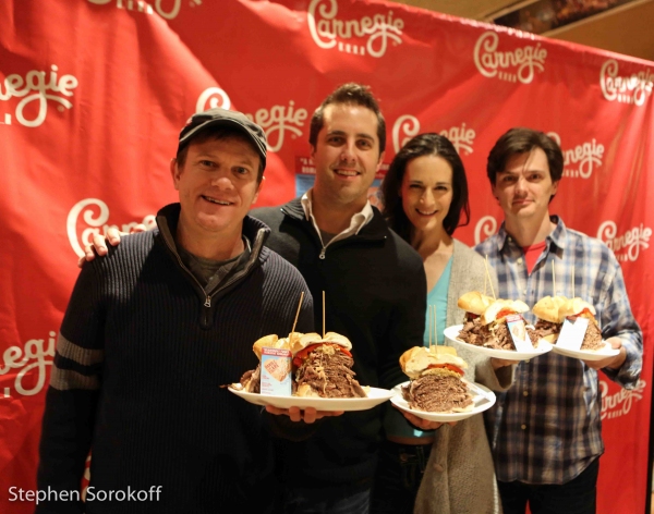 Photo Coverage: Carnegie Deli Unveils HANDLE WITH CARE by Carol Lawrence Sandwich Image