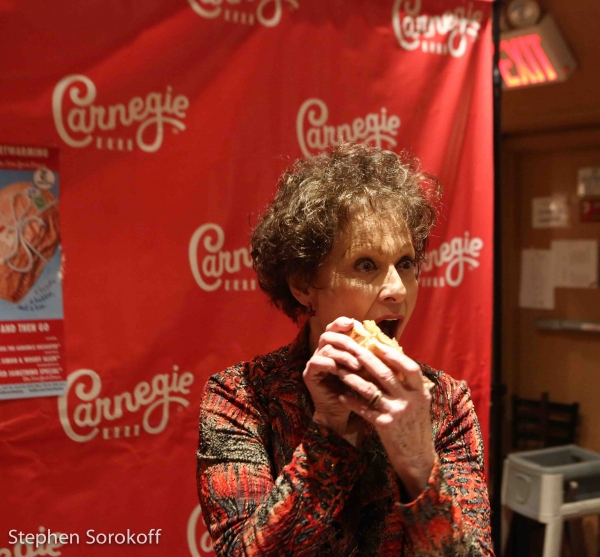 Photo Coverage: Carnegie Deli Unveils HANDLE WITH CARE by Carol Lawrence Sandwich Image