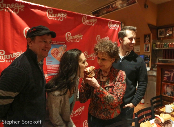 Photo Coverage: Carnegie Deli Unveils HANDLE WITH CARE by Carol Lawrence Sandwich Image