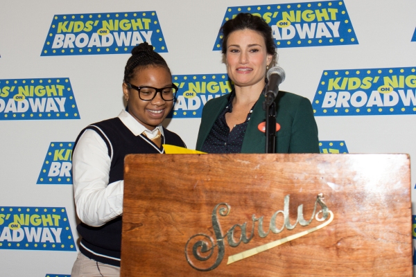Photo Coverage: Idina Menzel and Broadway League Announce KIDS NIGHT OF BROADWAY's 2014 Festivities Image