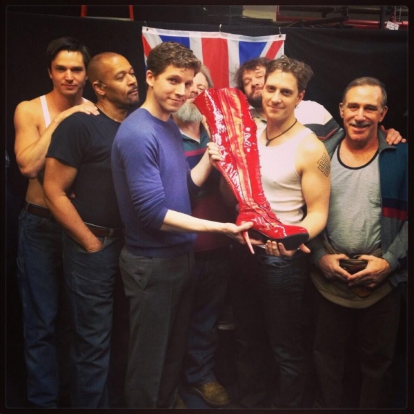 Photo Flash: Saturday Intermission Pics, Jan 25 - Stark Sands' Last #SIP with KINKY BOOTS, Broadway Against Bullying and More! Image