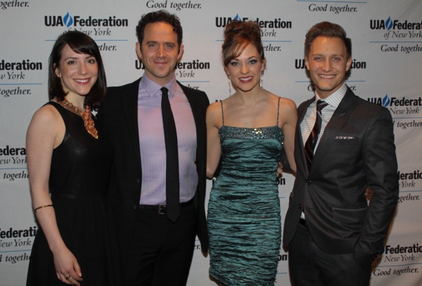 Jessica Hershberg, Santino Fontana, Laura Osnes and Nathan Johnson Photo