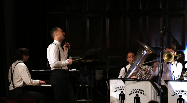 Photo Coverage: Euan Morton with Grandpa Musselman & His Syncopators Launch LIVE FROM GRAMERCY PARK at The Players Club Image