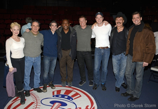 Photo Flash: Former New York Yankee Billy Sample Visits Broadway's BRONX BOMBERS Image