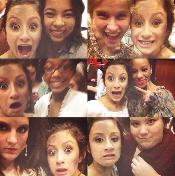 Photo Flash: Saturday Intermission Pics, Feb 1 - Part 2 - Join the Revolution! A Slew of Tweets from High School LES MIS, Plus Kara Lindsay's Last #SIP at NEWSIES! 